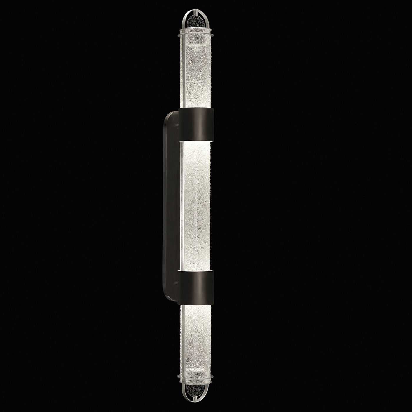 Bond LED 5.5 inch Black and Silver Sconce Wall Light