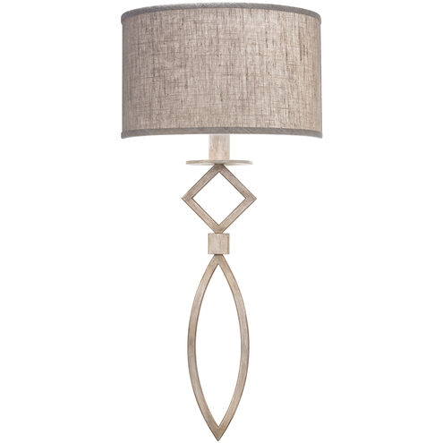 Cienfuegos Wall Sconce Wall Light in Gray, Natural Greige Fabric