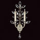 Crystal Laurel 2 Light 20 inch Silver Sconce Wall Light
