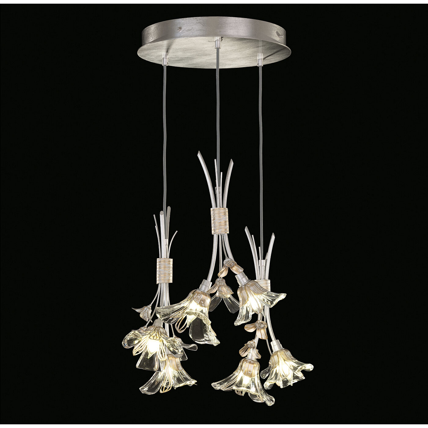 Azu LED 22 inch Silver Pendant Ceiling Light