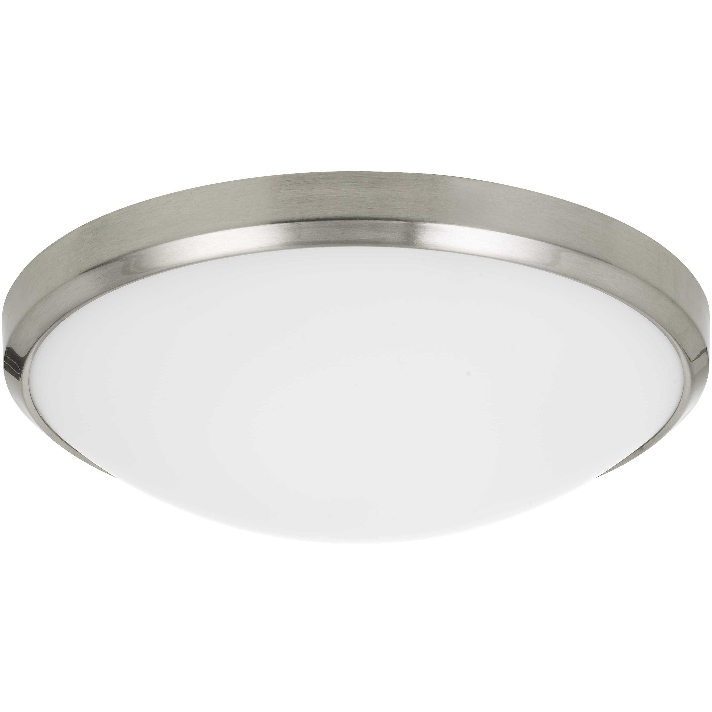 Signature 1 Light 15 inch Painted Steel Flush Mount Ceiling Light