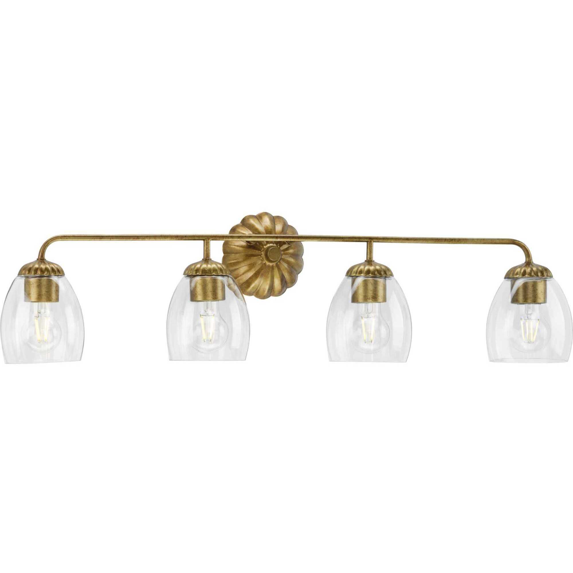Quillan 4 Light 33.62 inch Bathroom Vanity Light