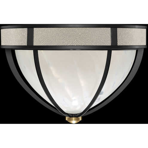 Mirage 3 Light 18.75 inch Black Flush Mount Ceiling Light