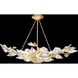 Foret 6 Light 47 inch Gold Pendant Ceiling Light