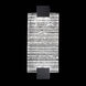 Terra 2 Light 6.25 inch Black ADA Wall Sconce Wall Light in Rake Cast Glass