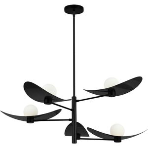 Christobel LED 40 inch Matte Black Chandelier Ceiling Light