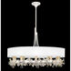Azu LED 34.5 inch White Chandelier Ceiling Light