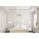 Marquise 29 inch 100.00 watt Gold Table Lamp Portable Light in Lamited Cream Fabric