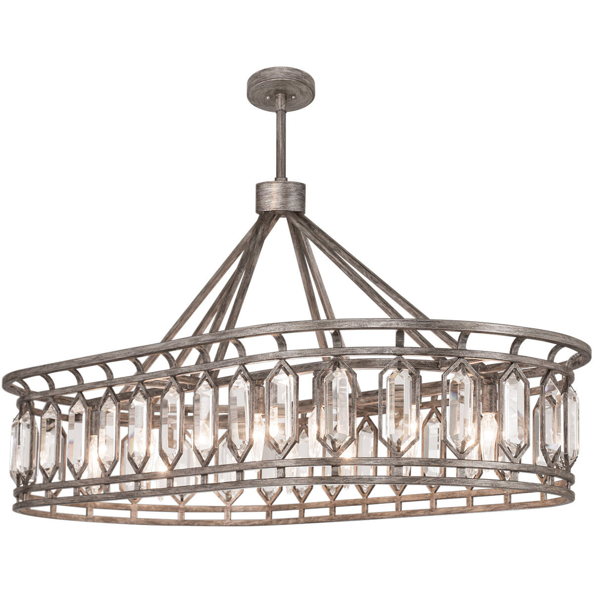 Westminster Pendant Ceiling Light in Silver