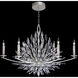 Lily Buds 6 Light 48 inch Silver Chandelier Ceiling Light