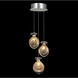 Essence 3 Light 8.5 inch Silver Pendant Ceiling Light