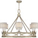 Cienfuegos 6 Light 39.5 inch Gold Chandelier Ceiling Light