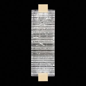 Terra Wall Sconce Wall Light in Gold, Rake Cast Glass