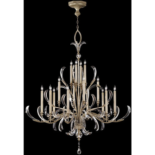 Beveled Arcs 16 Light 58 inch Silver Chandelier Ceiling Light