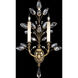 Crystal Laurel Wall Sconce Wall Light in Gold