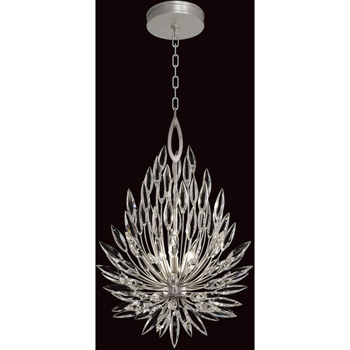 Lily Buds 3 Light 19 inch Silver Pendant Ceiling Light