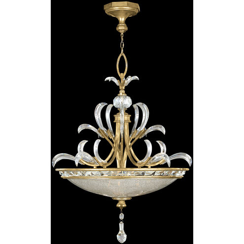 Beveled Arcs 3 Light 32 inch Gold Pendant Ceiling Light