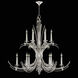 Trevi 12 Light 42 inch Silver Leaf Chandelier Ceiling Light