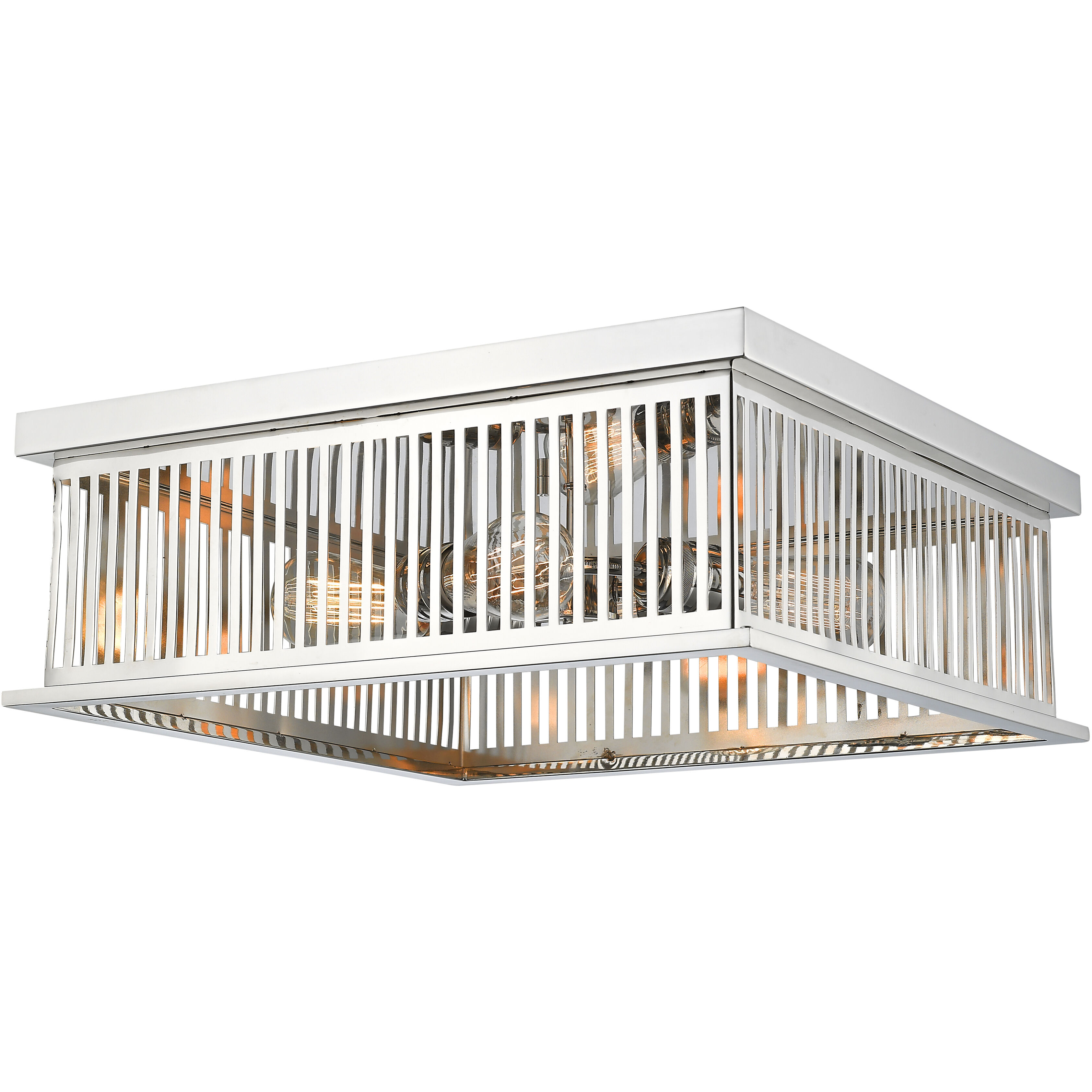 Camellia 4 Light 18.00 inch Flush Mount