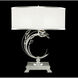 Crystal Laurel 31 inch 150 watt Silver Table Lamp Portable Light