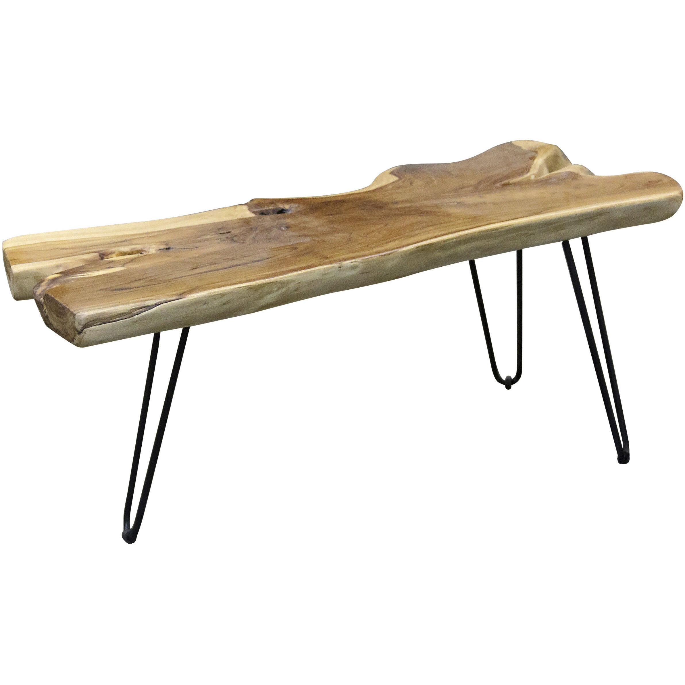 Baron 40 X 16 inch Natural/Black Coffee Table