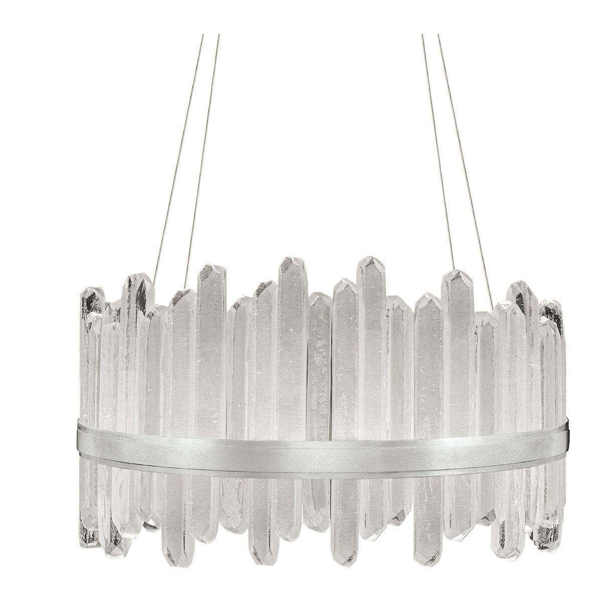 Lior LED 30.5 inch Silver Pendant Ceiling Light