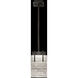 Terra 2 Light 7.75 inch Black Pendant Ceiling Light in Rake Cast Glass