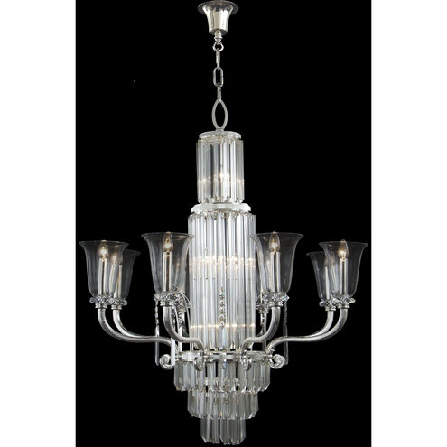 Mariner Luxury LED 40.55 inch Polished Silver Chandelier Ceiling Light