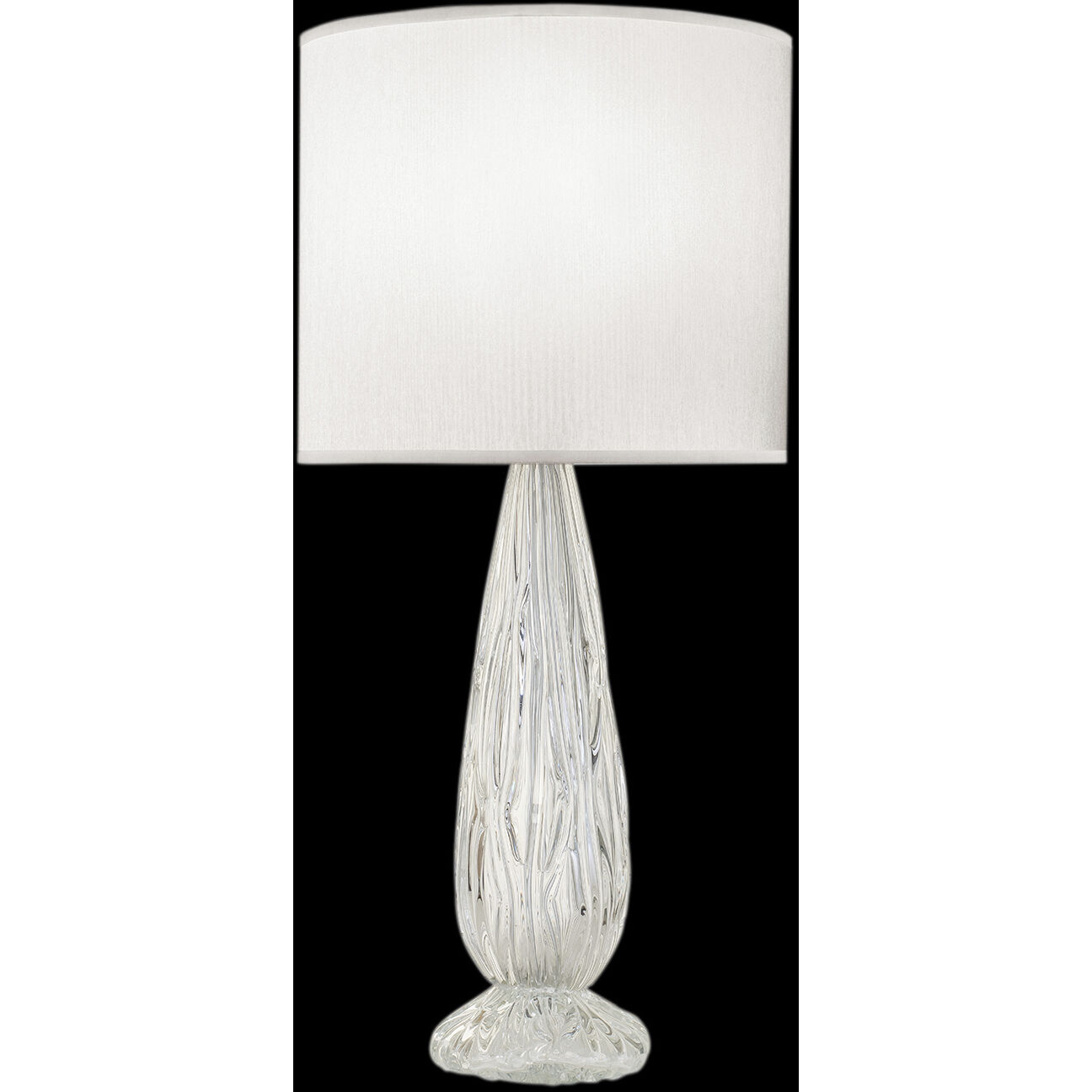 Las Olas 30.5 inch 100 watt Silver Table Lamp Portable Light