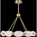 Allison Paladino LED 32 inch Gold Pendant Ceiling Light