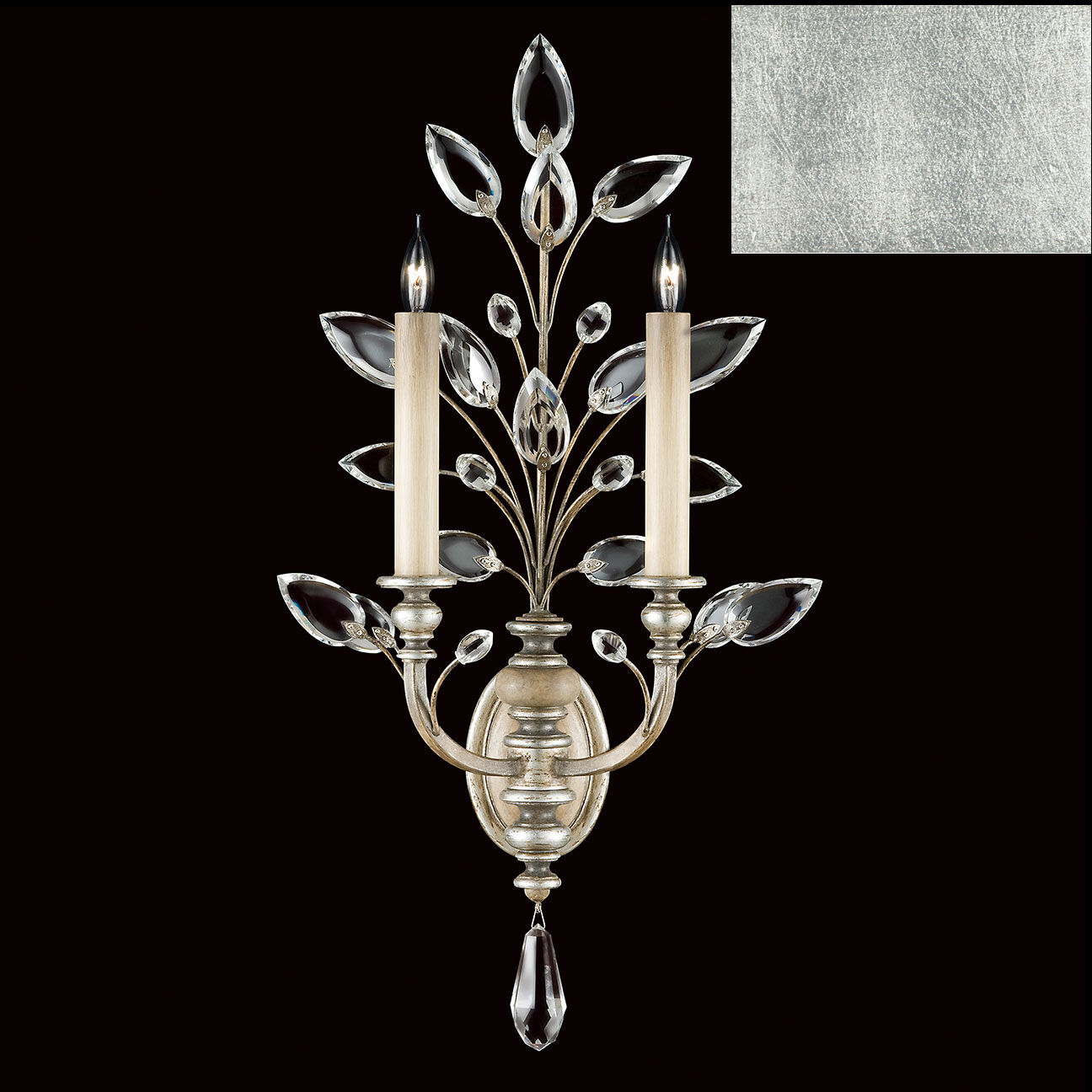 Crystal Laurel Sconce Wall Light