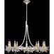Azu LED 34.5 inch Silver Chandelier Ceiling Light