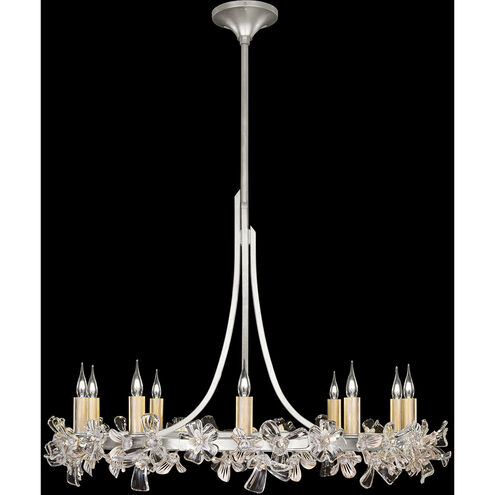 Azu LED 34.5 inch Silver Chandelier Ceiling Light
