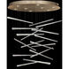 Elevate 8 Light 34 inch Gold Pendant Ceiling Light