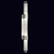 Bond LED 6 inch Silver Sconce Wall Light in Bahama Sand Studio Glass