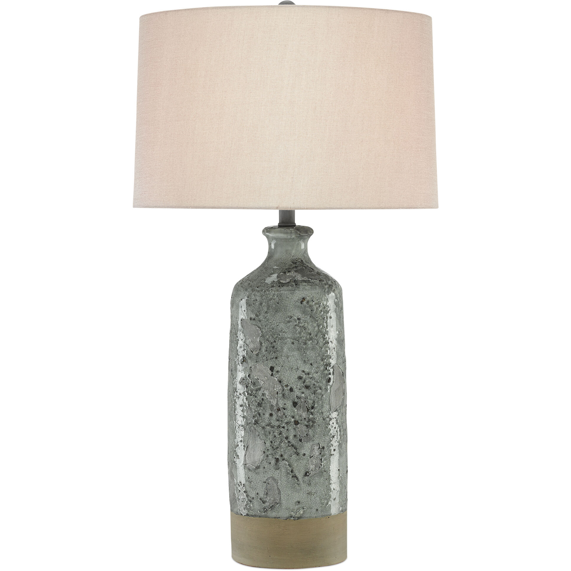 Stargazer 33.5 inch 150 watt Celadon Crackle/Gray Table Lamp Portable Light