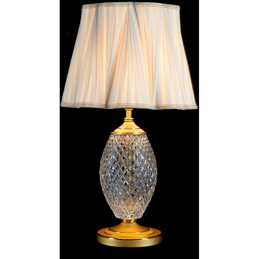 Mariner Luxury 22.83 inch 9 watt Antique Gold Plated Table Lamp Portable Light