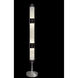 Bond 72 inch 8 watt Black and Silver Floor Lamp Portable Light