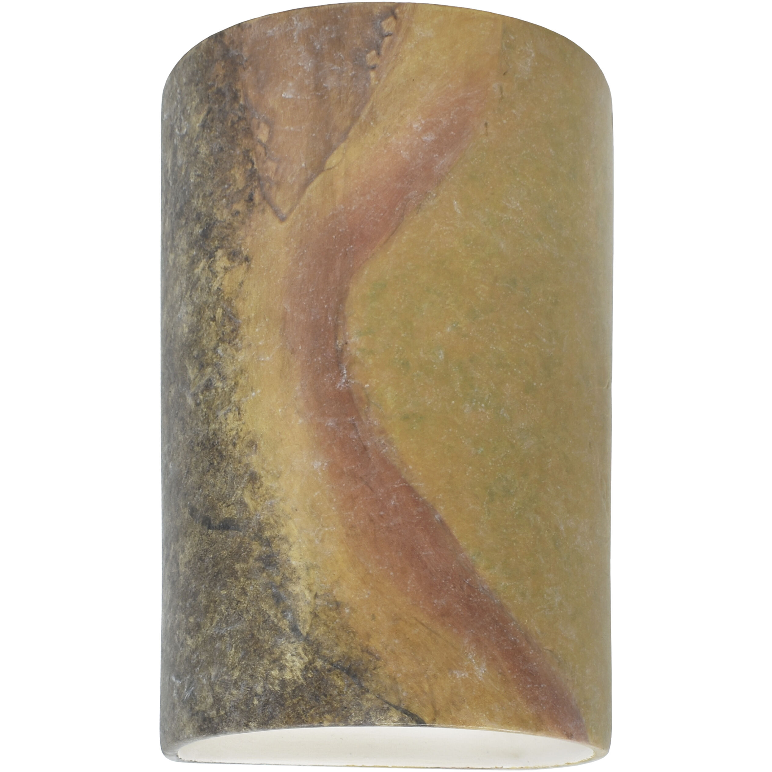 Ambiance Wall Sconce Wall Light in Harvest Yellow Slate, Incandescent, Small