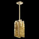 Terra LED 7.75 inch Gold Pendant Ceiling Light in Gold Studio Glass