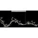 Volare 9 Light 77.5 inch Patinated Silver Pendant Ceiling Light