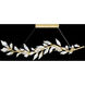 Foret 8 Light 72 inch Gold Linear Pendant Ceiling Light