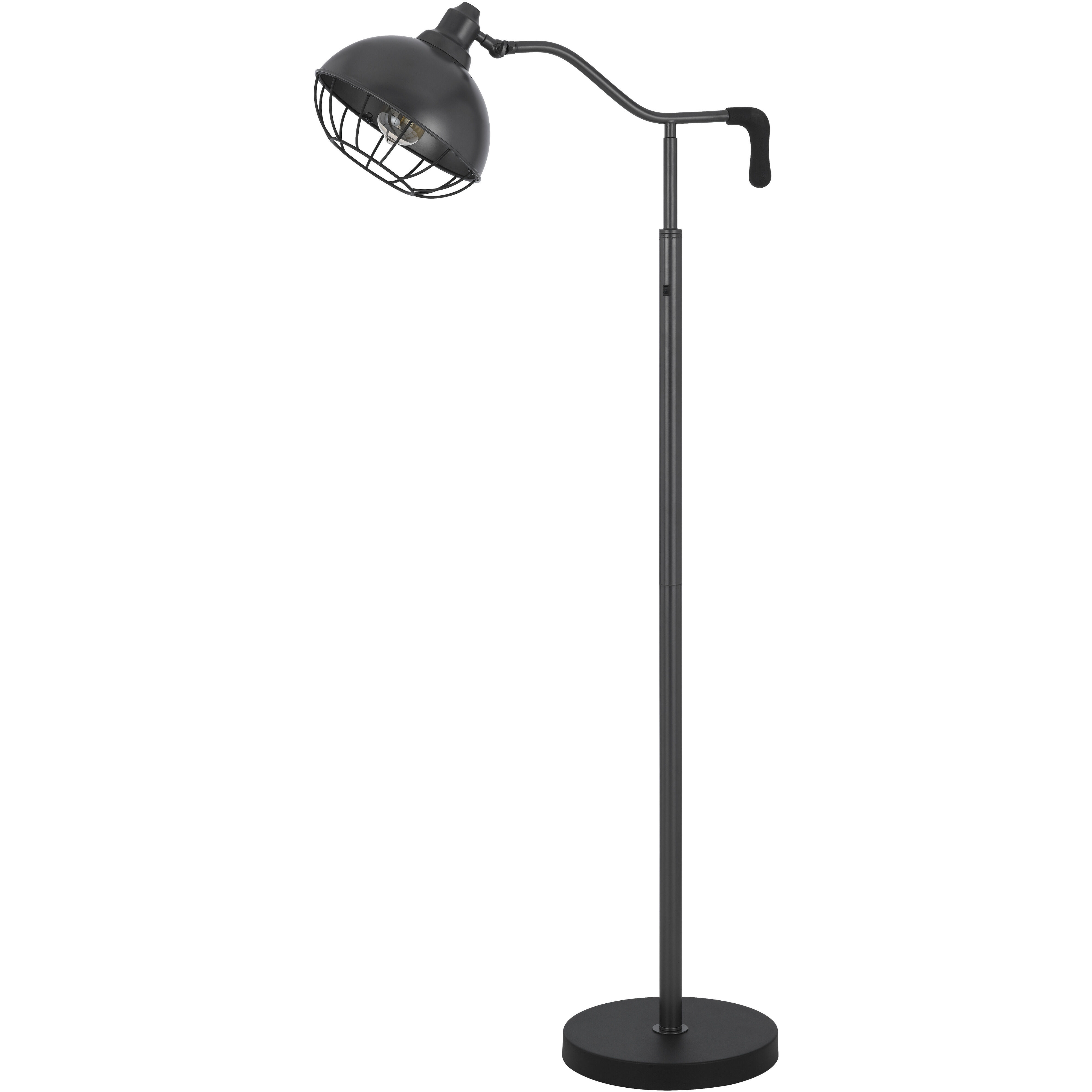 Taloga 56 inch 60.00 watt Black Iron Floor Lamp Portable Light