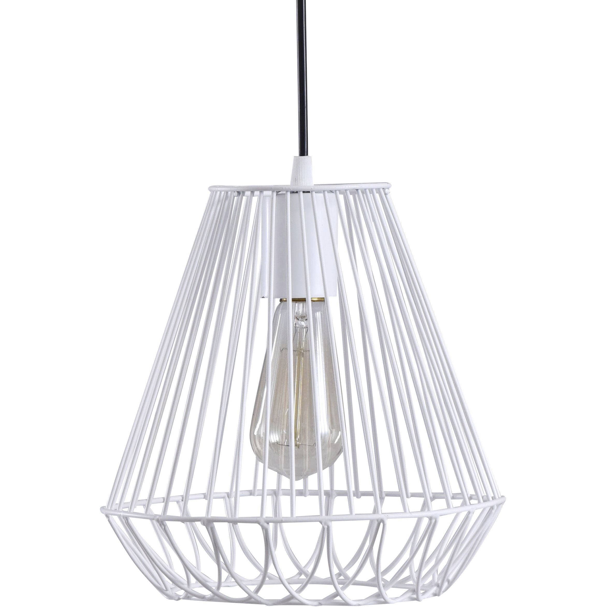 Cameron 10.5 inch 40 watt White Floor Lamp Portable Light