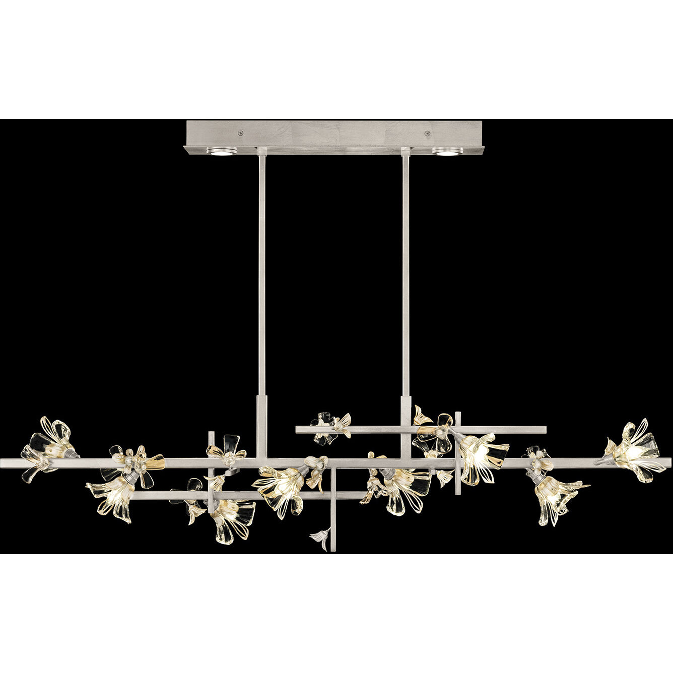Azu LED 65 inch Silver Pendant Ceiling Light