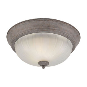 Signature 2 Light 11.25 inch Desert Stone Flush Mount Ceiling Light