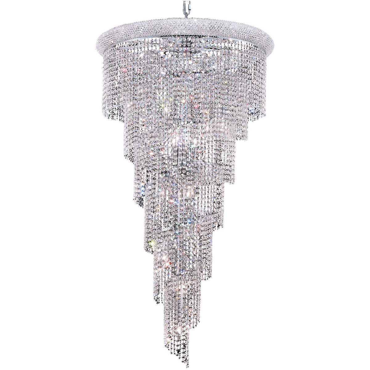 Spiral 22 Light 30.00 inch Foyer Pendant