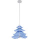 Embark 1 Light 20 inch Silver Pendant Ceiling Light