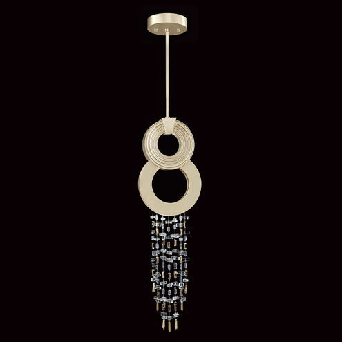 Capri 2 Light 10.5 inch Gold Pendant Ceiling Light