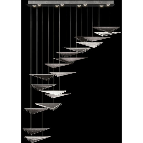 Volo 8 Light 60.5 inch Silver Pendant Ceiling Light